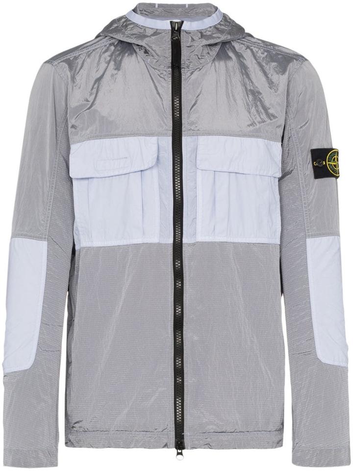 Stone Island Hooded Jacket - Purple