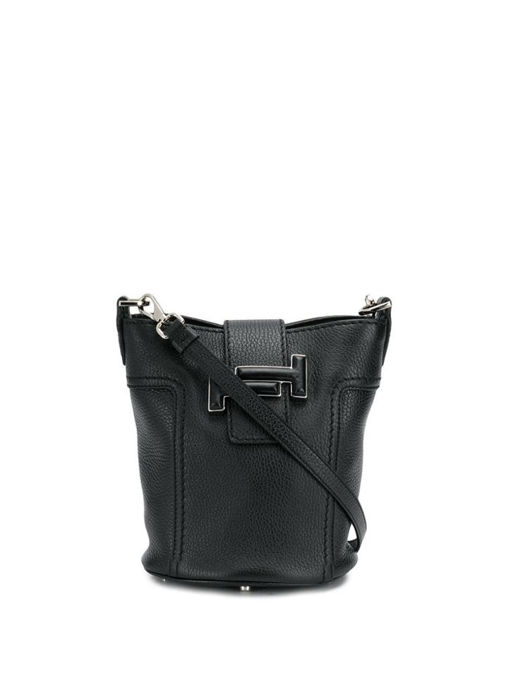 Tod's Double T Bucket Bag - Black