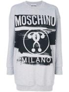 Moschino Logo Sweatshirt - Grey