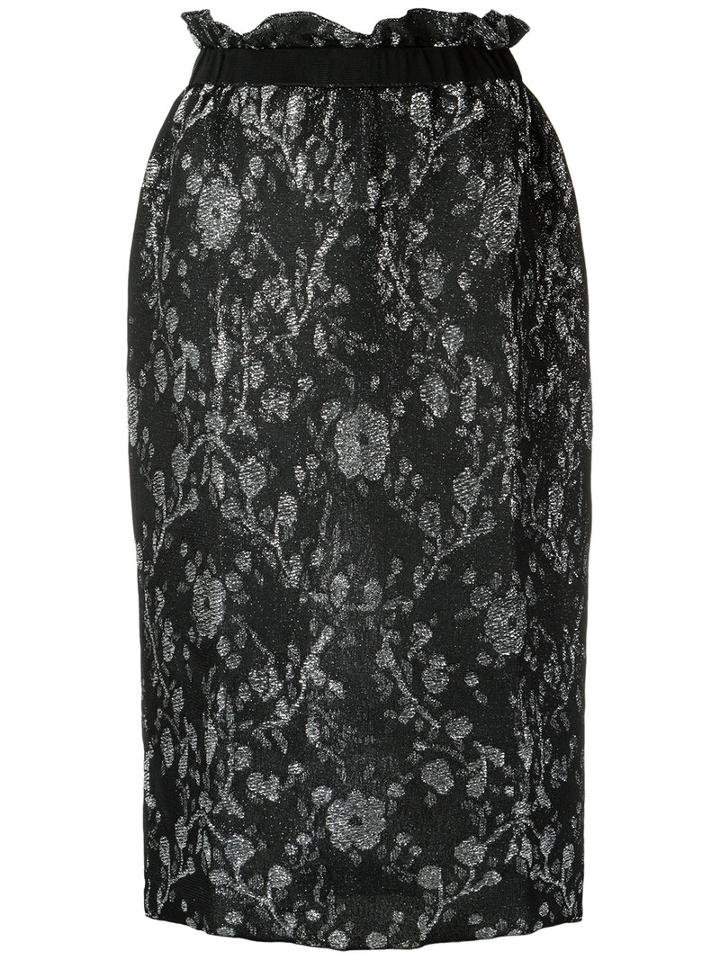 Gig - Midi Knitted Skirt - Women - Polyester/viscose - P, Black, Polyester/viscose