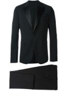 Dsquared2 Satin Lapel Two-piece Dinner Suit, Men's, Size: 46, Black, Silk/polyester/spandex/elastane/wool