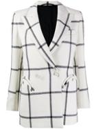 Blazé Milano Check Fitted Jacket - Neutrals