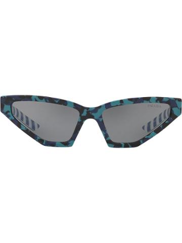 Prada Eyewear Disguise Camouflage Sunglasses - Green
