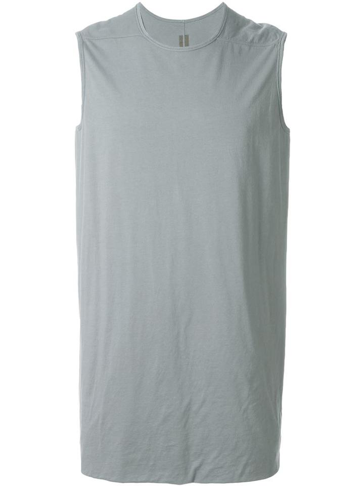 Rick Owens Drkshdw Double Ls Tank Top, Men's, Size: M, Grey, Cotton