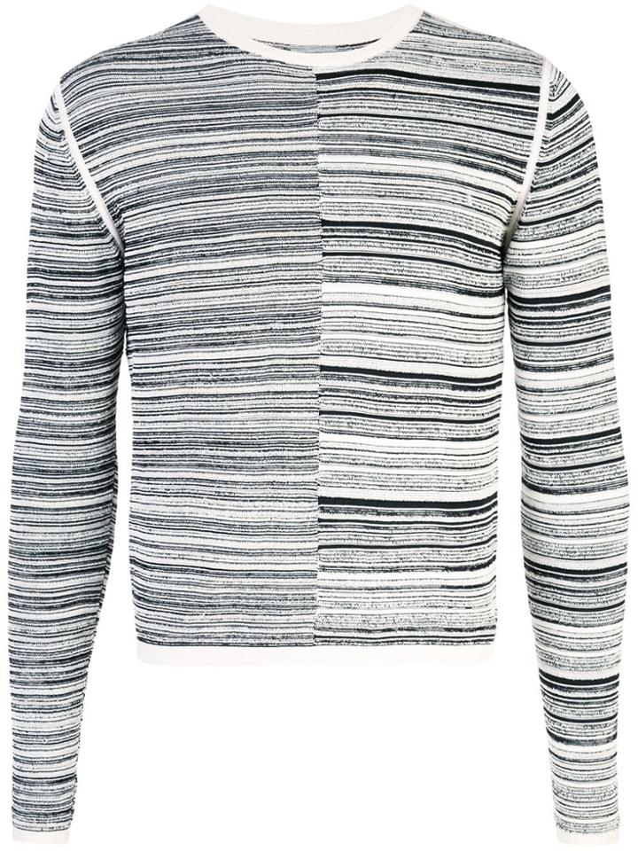Rick Owens Striped Jumper - Neutrals