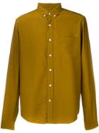 Ami Paris Classic Collar Shirt With Chest Pocket - Green