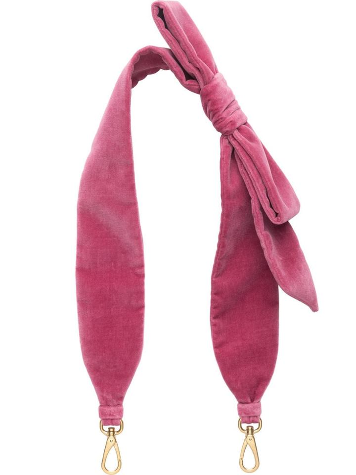 Miu Miu Shoulder Strap With Bow - Pink