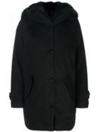 Ermanno Scervino Fur-lined Coat - Black