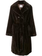 Stand Faustine Fur Coat - Brown