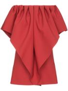 Valentino Very Valentino Wool Cady Dress - Red