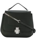 No21 - Satchel Shoulder Bag - Women - Calf Leather - One Size, Women's, Black, Calf Leather
