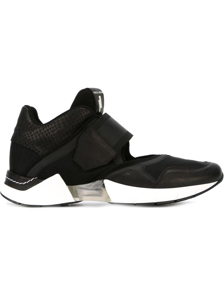 Cinzia Araia Velcro Strap Running Sneakers