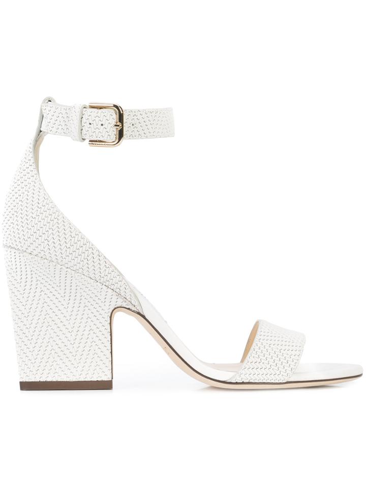 Jimmy Choo Edina 85 Sandals - White