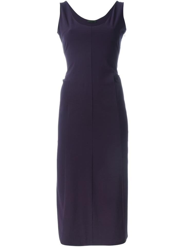 Prada Vintage Round Neck Maxi Dress