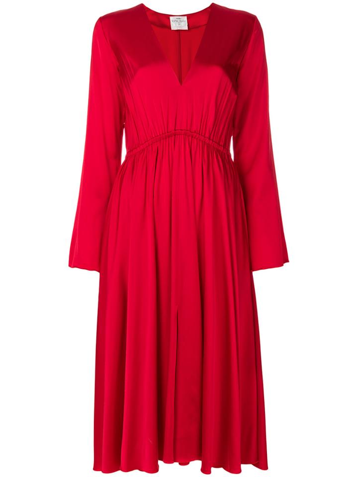 Forte Forte V-neck Flared Dress