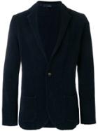 Lardini Zig Zag Patterned Blazer - Blue