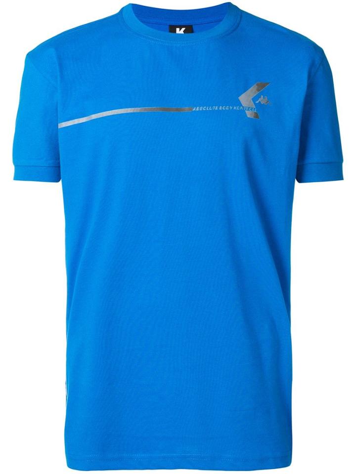 Kappa Kontroll Logo Print T-shirt - Blue
