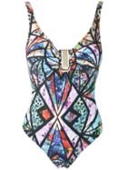 Lygia & Nanny - Printed Swimsuit - Women - Polyamide - 40, Polyamide