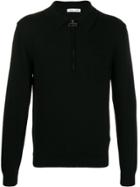Cmmn Swdn Zipped Neck Jumper - Black
