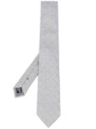 Emporio Armani Logo Tie - Grey