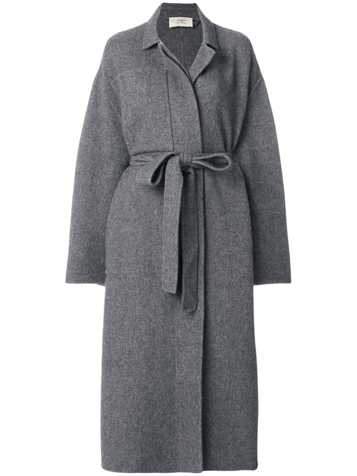 Ports 1961 Soft Oversized Coat - Grey