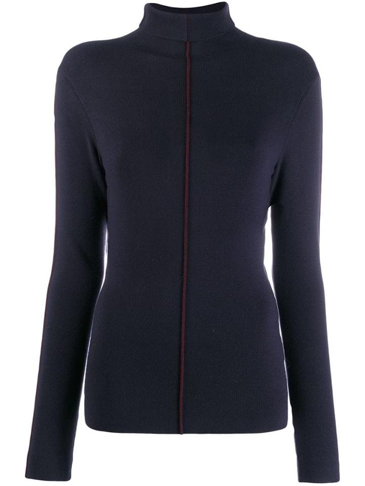 Victoria Victoria Beckham Roll Neck Sweater - Blue