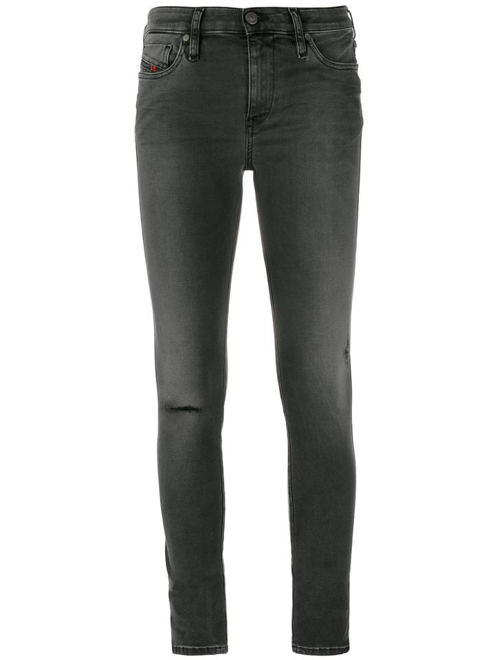 Diesel - Skinny Jeans - Women - Cotton/polyester/spandex/elastane - 29/30, Black, Cotton/polyester/spandex/elastane
