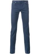 Dior Homme Ruched Slim Fit Jeans, Men's, Size: 32, Blue, Cotton