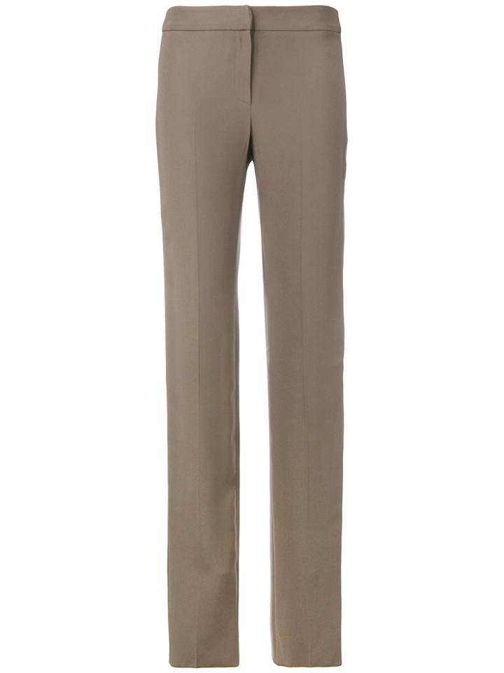 Armani Collezioni Straight Trousers - Green
