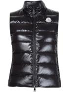 Moncler 'ghany' Padded Gilet, Women's, Size: 4, Black, Goose Down/polyamide