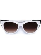 Thierry Lasry Epiphany Sunglasses, Women's, White, Acetate