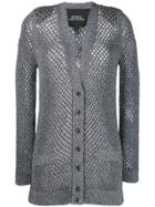 Marc Jacobs Knitted Cardigan Coat - Grey