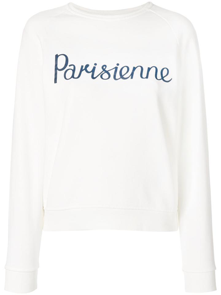 Maison Kitsuné Parisienne Sweatshirt - White