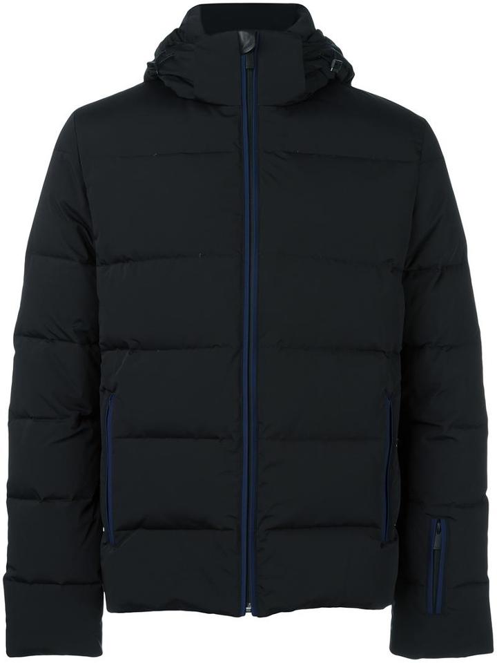 Fendi Bag Bugs Padded Jacket, Men's, Size: 46, Black, Feather Down/goat Skin/sheep Skin/shearling/spandex/elastane