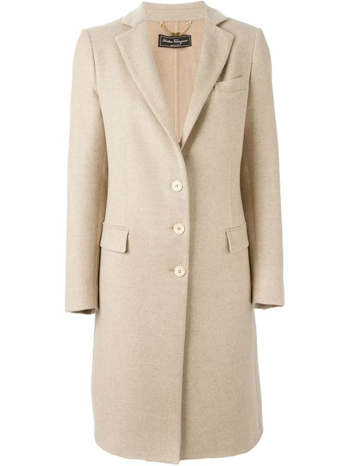 Salvatore Ferragamo Single Breasted Coat