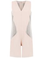 Mara Mac Panelled Playsuit - Grey