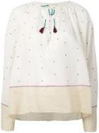 Mes Demoiselles - Orpheo Embroidered Blouse - Women - Cotton - 2, White, Cotton