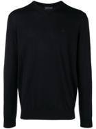 Emporio Armani V-neck Sweater - Black