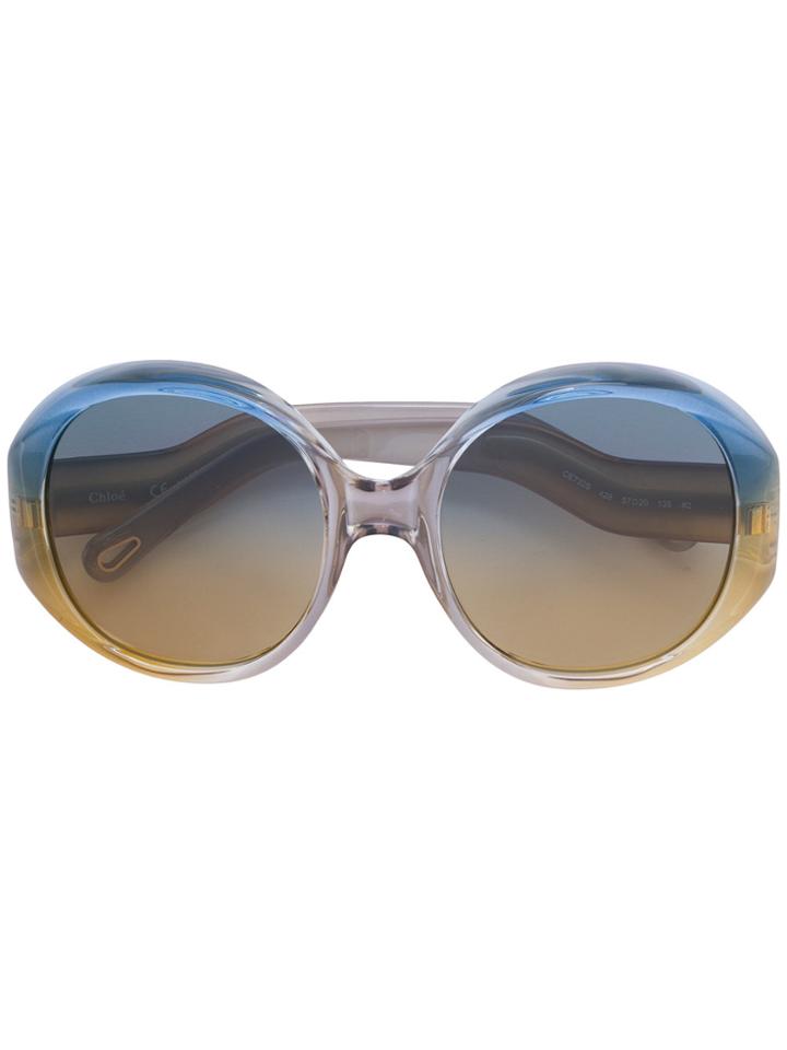 Chloé Eyewear Round Frame Sunglasses - Nude & Neutrals
