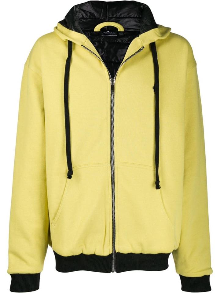 Marcelo Burlon County Of Milan Photographic Print Hoodie - Yellow