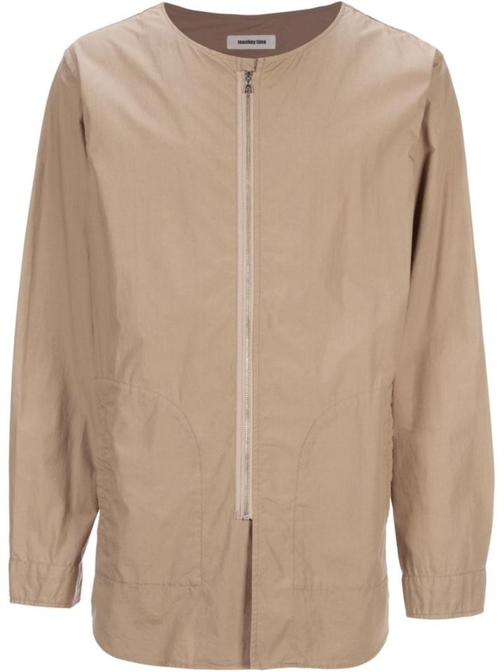 Monkey Time Zipped-up Shirt