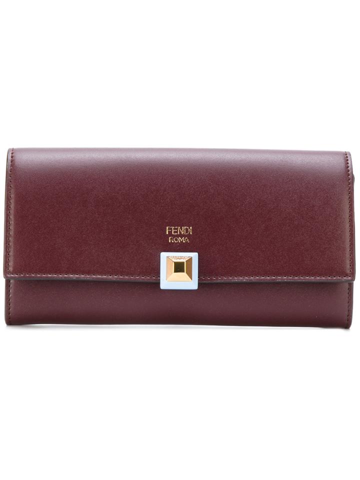 Fendi Continental Wallet - Pink & Purple