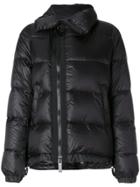 Sacai Asymmetric Nylon Padded Jacket - Black