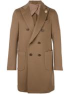 Lardini 'decostruito' Coat, Men's, Size: 46, Nude/neutrals, Acetate/cupro/wool