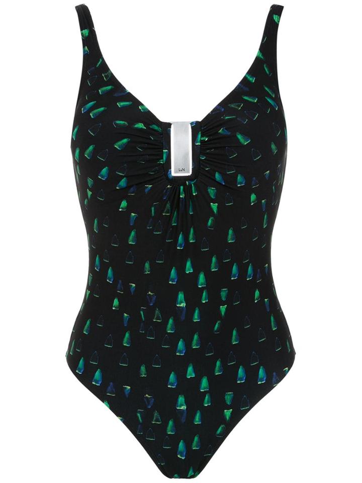 Lygia & Nanny Printed Mirassol Swimsuit - Black