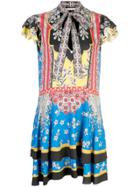 Alice+olivia Patterned Short Dress - Multicolour