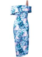 Ginger & Smart 'aurora' Off The Shoulder Dress, Women's, Size: 6, Blue, Viscose