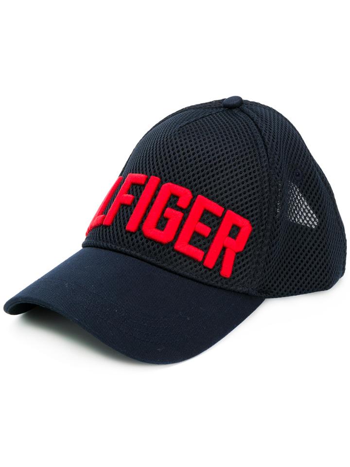 Tommy Hilfiger Logo Baseball Cap - Blue