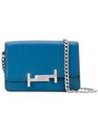 Tod's - Double T Crossbody Bag - Women - Leather - One Size, Blue, Leather