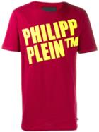 Philipp Plein Logo T-shirt - Red